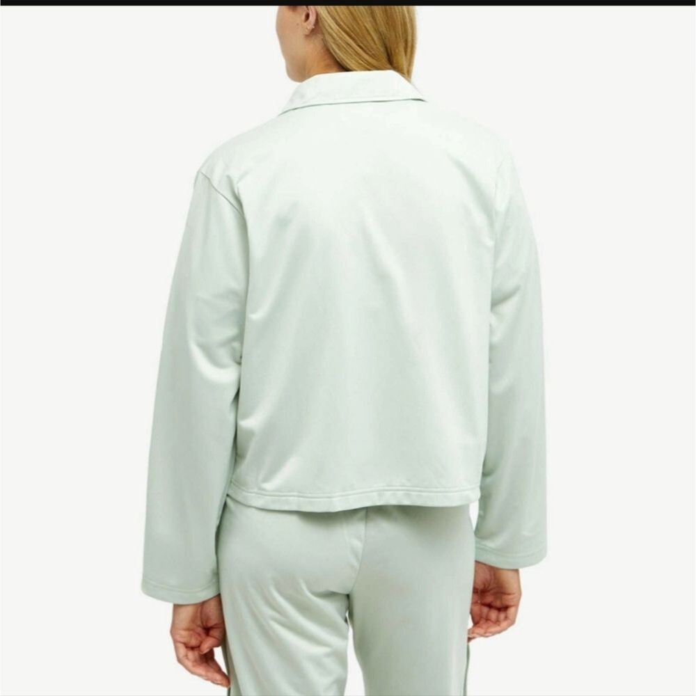 Adidas Originals Adibreak Neutral Court Track Jacket Mint Green Sage Small (27) - Picture 3 of 12